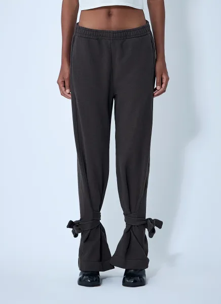 Tied Bow Track Pants