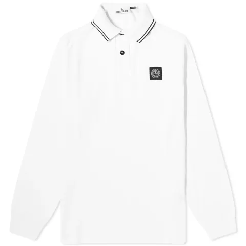 Long Sleeve Patch Polo