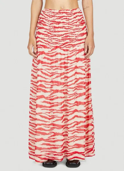 Smock Maxi Skirt