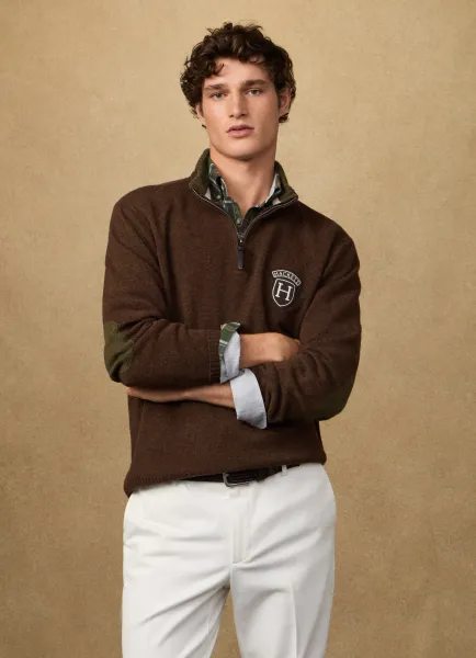 Merino Wool Quarter-Zip Jumper