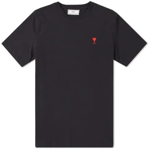 AMI Embroidered Heart Logo Tee