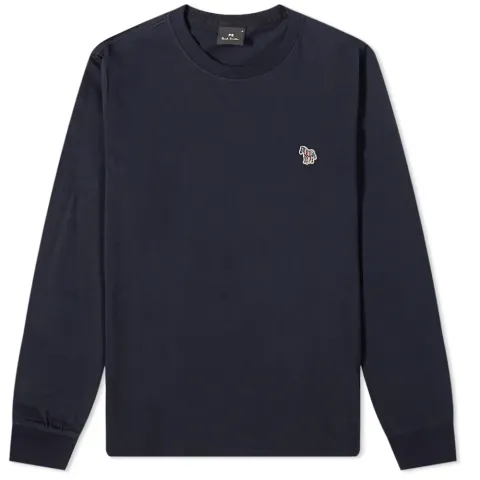 Long Sleeve Zebra Logo T-Shirt