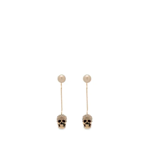 Pave Skull Earrings