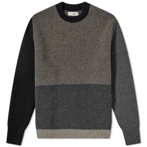 Blenheim Panelled Stripe Crew Knit