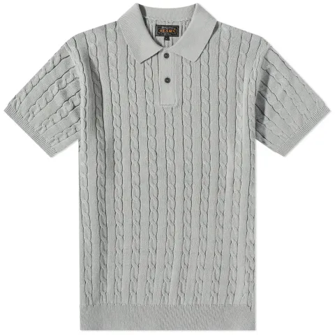 Cable Knitted Polo