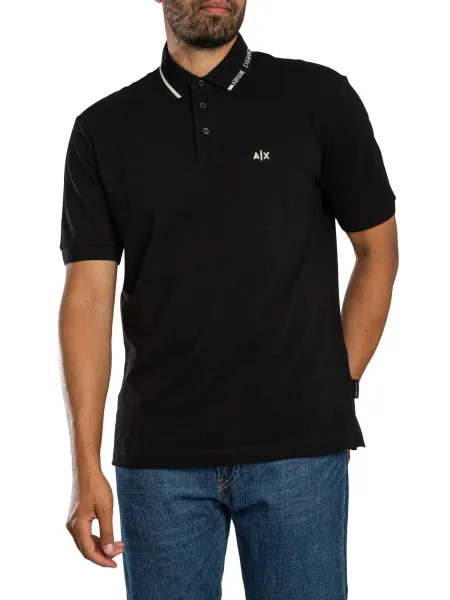 Tipped Collar Polo Shirt