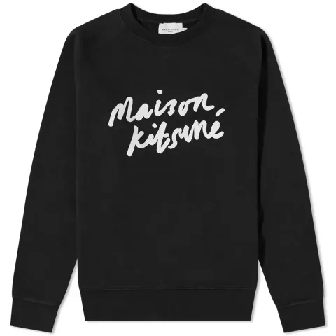 Maison Kitsuné Handwriting Clean Crew Sweat