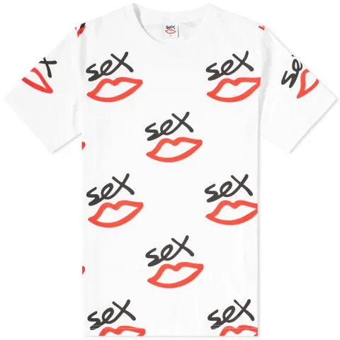 Allover Print Logo Tee