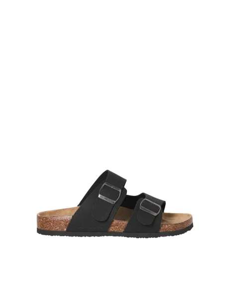 Jack & Jones Faux Suede Two Strap Sandals Navy