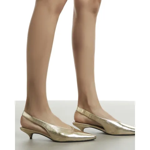 River Island Slingback Court Kitten Heels