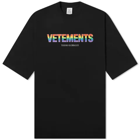 Rainbow Logo Oversized T-Shirt