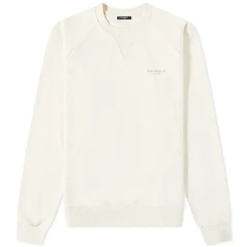 Flocked Paris Crew Sweat