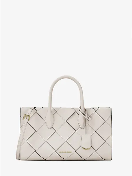 Mirella Medium Woven Satchel