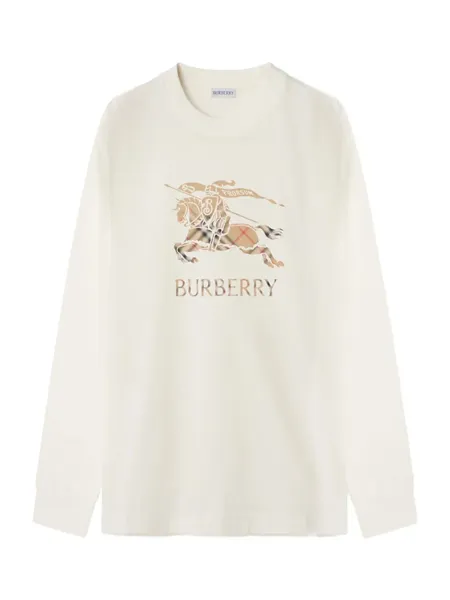 Men Long Sleeve T-Shirt Chalk