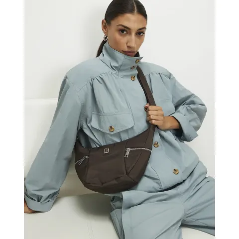 River Island Utility Zipper Crossbody Bag