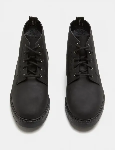 Marks & Spencer Waterproof Nubuck Lace Up Boots Black