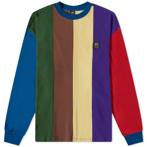 Vet Paneled Long Sleeve Mock Neck