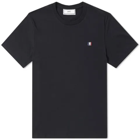 AMI Small Tricolour Logo Tee
