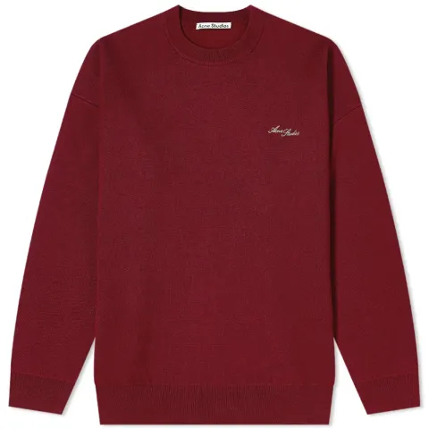 Krew Oversize Logo Crew Knit