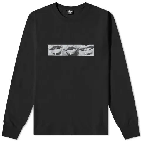 Long Sleeve Outlined Pigment Dyed T-Shirt