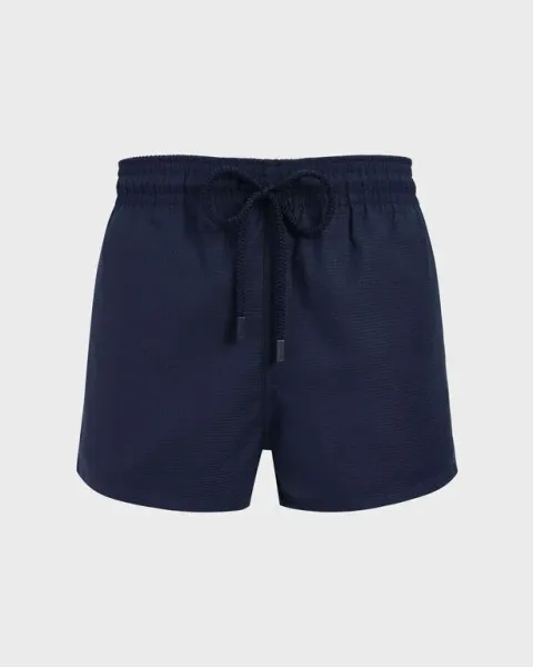 Vilebrequin Men Short Ultrafine Merino Wool Swimwear Micro Carreaux