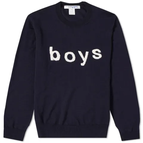Comme des Garcons SHIRT BOYS Embroidered Crew Knit