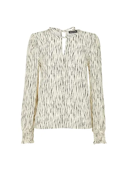 Whistles Shibori Stripe Detail Blouse