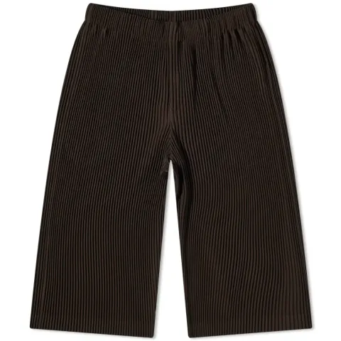Pleated Cropped Pant