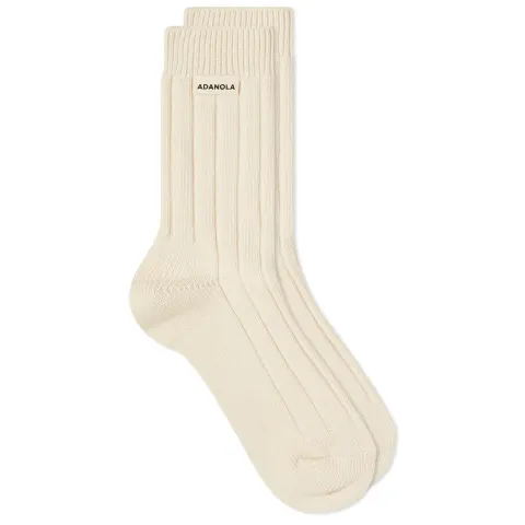 Chunky Cotton Rib Socks