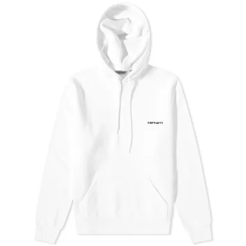 Hooded Script Embroidery Sweat