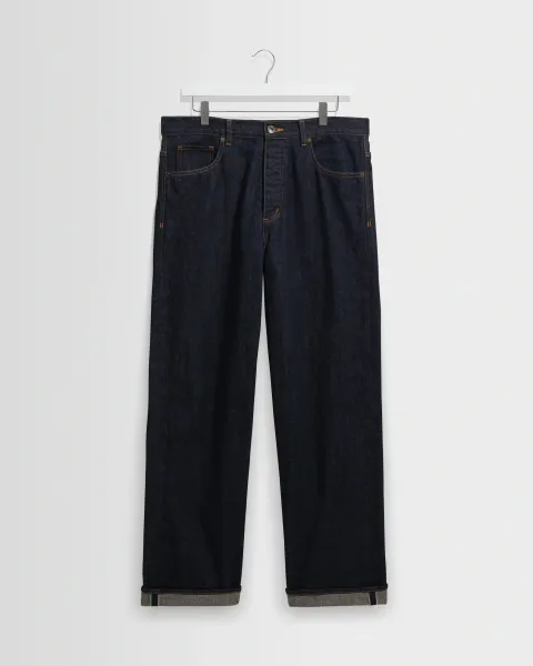 Felix - Rinse Wash Japanese Selvedge Loose Fit Denim Jeans