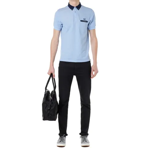 Fred Perry Woven Trim Polo