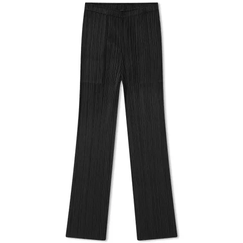 Basics Pleats Straight Trousers