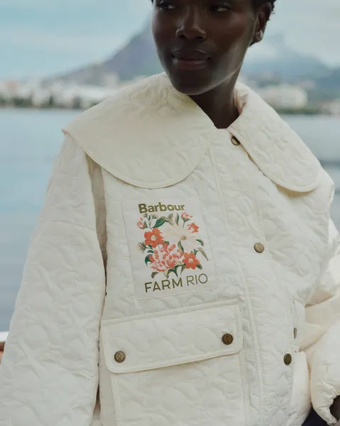 FARM Rio Lotus Quilted Jacket