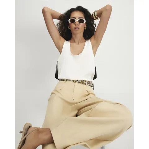 River Island Satin Scoop Neck Cami Top
