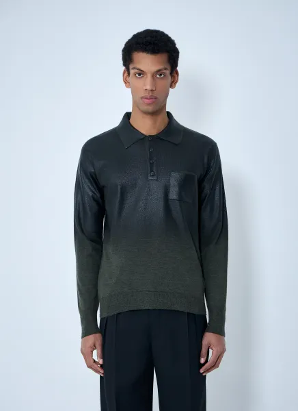 Long Sleeve Polo Shirt