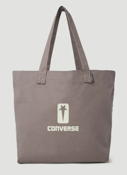 Logo Print Tote Bag
