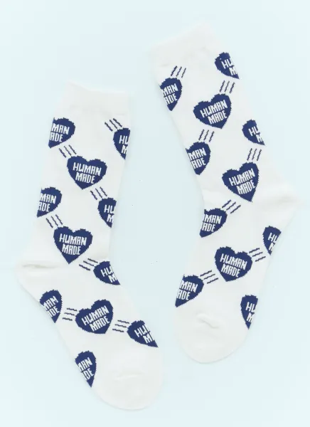 Heart Logo Jacquard Socks