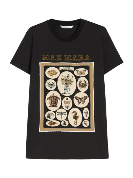 Cotton Jersey T-Shirt Black