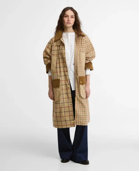 Hollington Check Car Coat