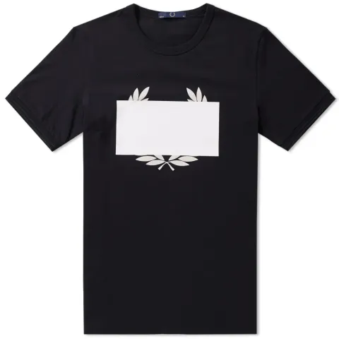 Fred Perry x Laurel Wreath Redacted Printed Tee