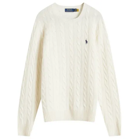 Wool Cashmere Crew Knit