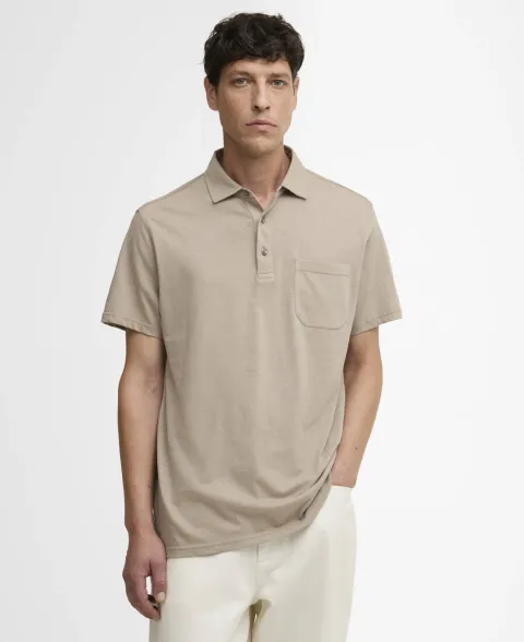 Steventon Linen Blend Tailored Polo Shirt