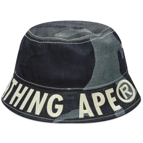AAPE Twill Denim Bucket Hat