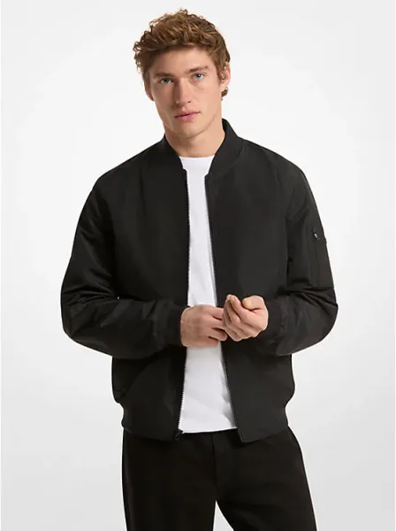 Woven Bomber Jacket