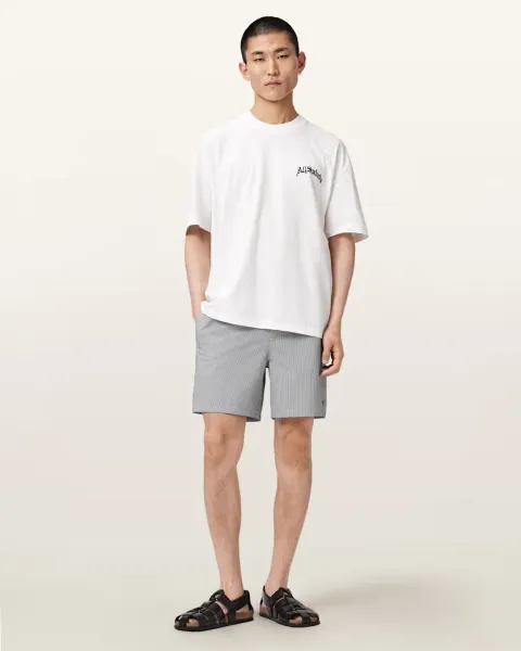 Cipher Striped Swim Shorts