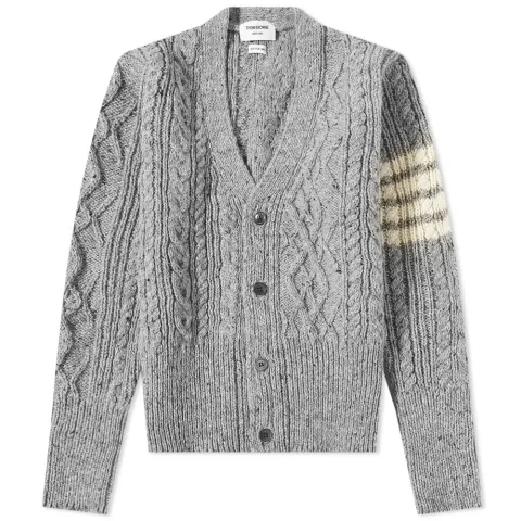 4 Bar Aran Cable Cardigan