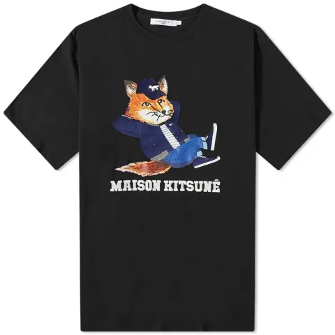 Dressed Fox Print Easy T-Shirt