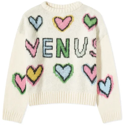 Darina Ivory 'Venus' Oversized Knit Jumper