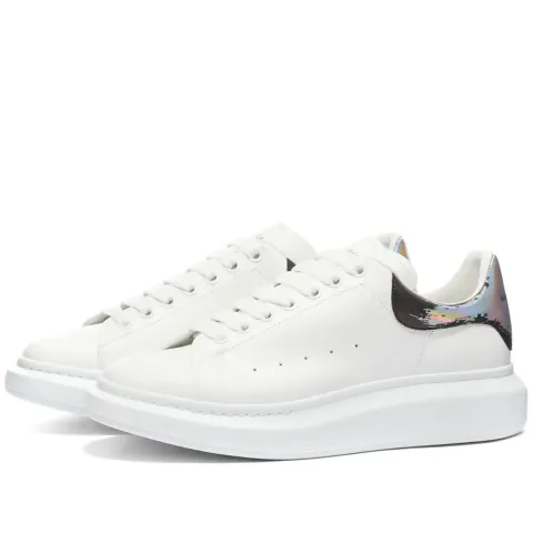 Hologram Heel Tab Wedge Sole Sneaker